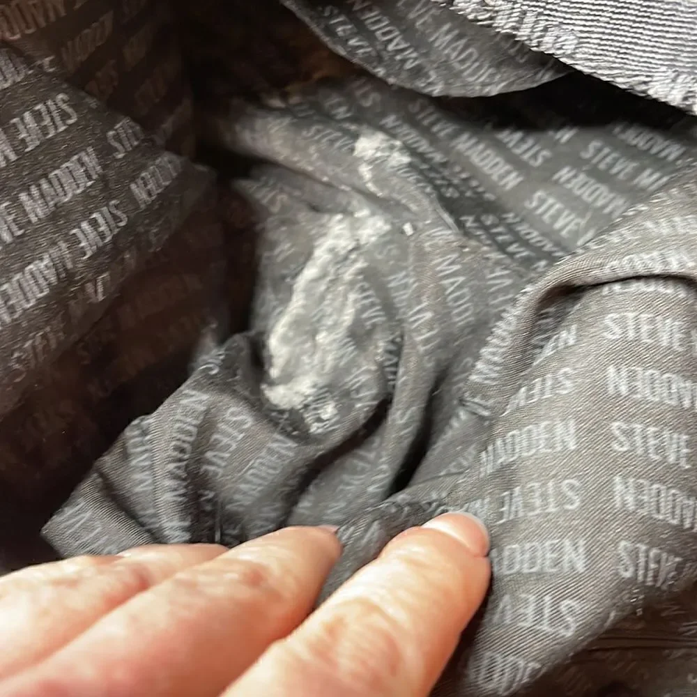 Steve Madden Brue Black Tote Bag.
